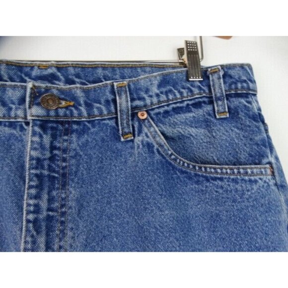 Levi's 505 Mens Vintage Jeans Size 40 x 24 Denim Pants Orange Tab Straight Leg - Picture 3 of 11